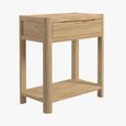 Stockholm Console Table - 1 Drawer - Oak