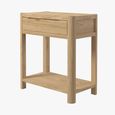 Stockholm Console Table - 1 Drawer - Oak