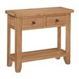 Appleby Console Table - 2 Drawer - Oak