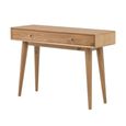 Jenson Oak Console Table - 1 Drawer