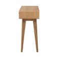 Jenson Oak Console Table - 1 Drawer