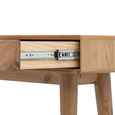 Jenson Oak Console Table - 1 Drawer