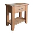 Hampshire Oak Console Table - 1 Drawer