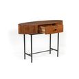 Panama Acacia Wood Console Table - 1 Drawer