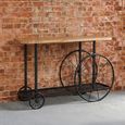 Craft Console Table - Industrial Style - Soild Mango Wood