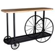 Craft Console Table - Industrial Style - Soild Mango Wood