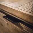 Sorrento Console Table - 2 Drawer - Chevron - Elm Wood