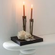 Bloomstone White Lime Plaster Curved Console Table