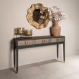 Bloomville Shagreen 3 Drawer Console Table