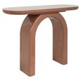 Kourtney Console Table - Oval - Mocha Mousse