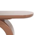 Kourtney Console Table - Oval - Mocha Mousse