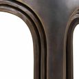 Sanchis Console Table - Half Moon - Antique Brass - Marble and Aluminium