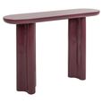 Sunny Console Table - Oval - Burgundy - Fiberglass