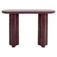 Sunny Console Table - Oval - Burgundy - Fiberglass