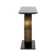 Luna Black Marble Top Console Table