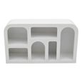 Geo White Console Table - Geometric Design