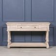 Acacia Wood Console Table - 1 Drawer