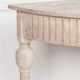 Acacia Wood Curved Console Table - Large