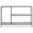 Acero Metal Console Table - Grey