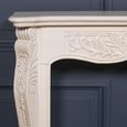 Aged Ivory Fire Surround - Hand Carved