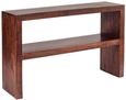 Ajmer Dark Mango Wood Console Table with Shelf