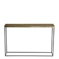 Akola Console Table - Glass and Gold