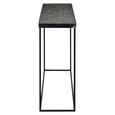 Akola Console Table - Glass and Silver