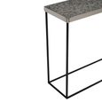 Akola Console Table - Glass and Silver