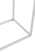 Allure Console Table - Glass - Silver Base