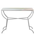 Arbus Console Table - Glass with Chrome Legs