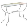 Arbus Console Table - Glass with Chrome Legs