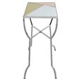Arbus Console Table - Glass with Chrome Legs