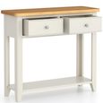 Arden Grey Painted 2 Drawer Console Table