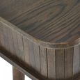 Arya Ribbed Dark Oak Console Table