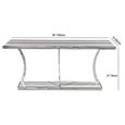 Aurora Console Table - Marble with Stainless Steel Base - Variation Available