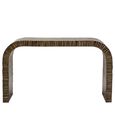 Bambusa Console Table - Curved - Bamboo Inlay