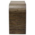 Bambusa Console Table - Curved - Bamboo Inlay