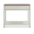 Bergen Grey Washed Oak & Soft Grey Console Table - Drawer