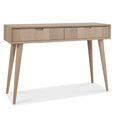 Dansk Scandi Oak Console Table - 2 Drawer