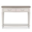 Montreux Console Table - Drawer - Grey Washed Oak & Soft Grey