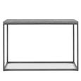 Renzo Zinc & Dark Grey Console Table