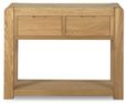 Bergen Console Table - 2 Drawer - Oak