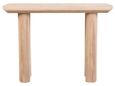 Bern Fluted Oak Effect Pedestal Console Table