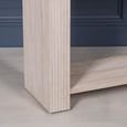 Blanche Acacia Wood Fluted Console Table