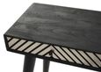 Boho Console Table - 2 Drawer - Black