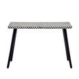 Boho Console Table - Black Bone Inlay - 110cm