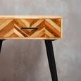 Boho Console Table - 2 Drawer - Natural Mango Wood