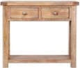 Bombay Solid Mango Wood 2 Drawer Console Table