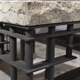 Brooklyn Occasional Table - Marble with Metal Base - Variation Available