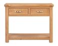Clarion Console Table - 2 Drawer - Oak